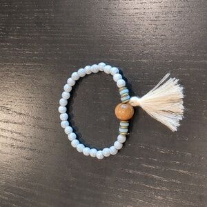 Beaded Bracelet with Tassel NWOT